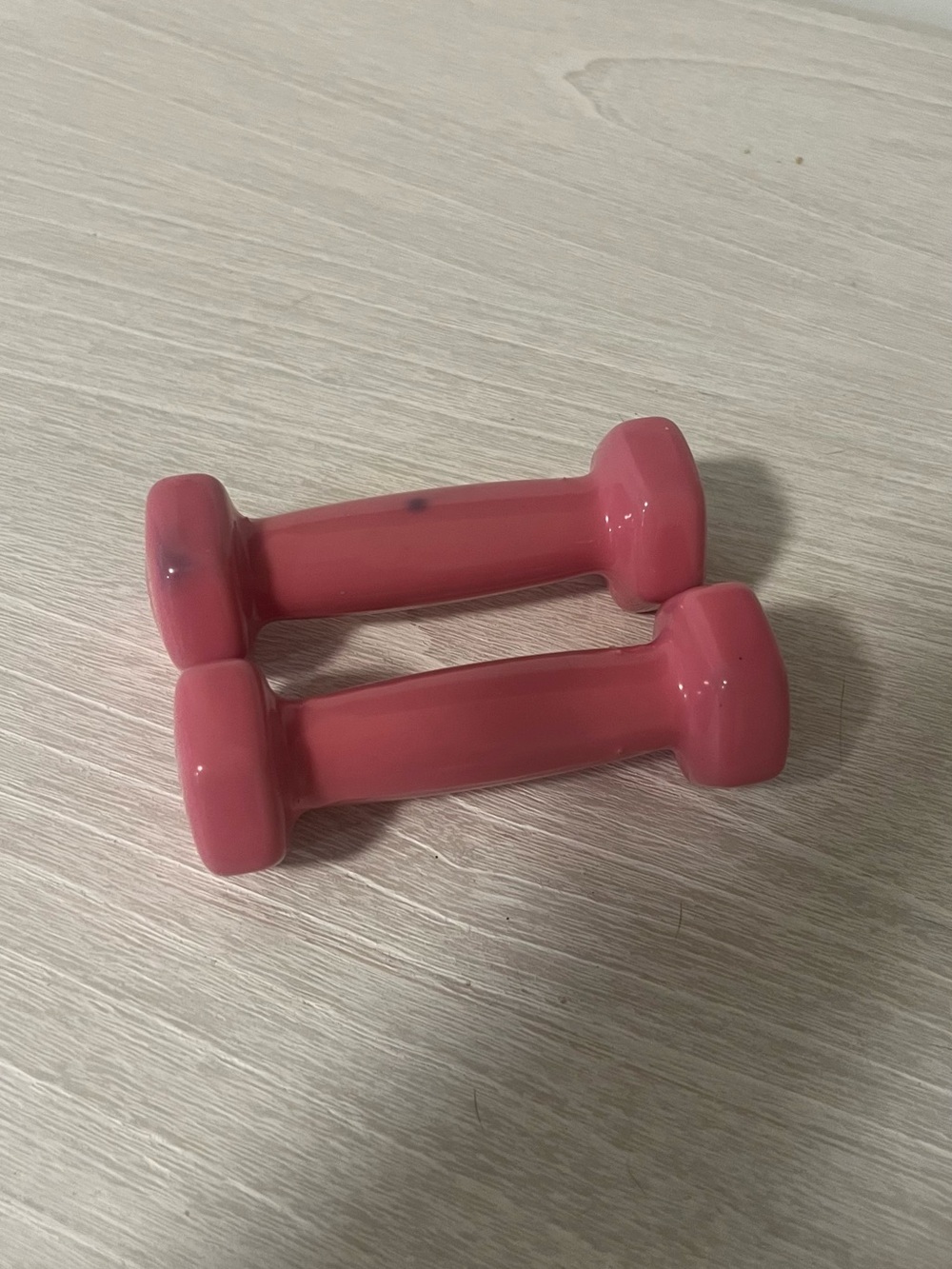 SPRI Pink 1 lb Vinyl Coated Dumbbell Pair - Set of 2 - Picture 3 of 6